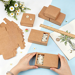 Geschenkboxen aus Kraftpapier zur Aufbewahrung von Schubladen&nbsp;CON-WH0095-56A