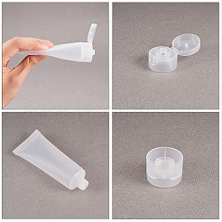 Botellas de tapa abatible recargables de plástico pe&nbsp;X1-MRMJ-WH0037-02B