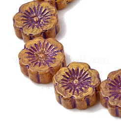 Perles en verre peintes&nbsp;GLAA-Z021-15