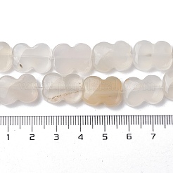 Chapelets de perles en agate blanche naturelle&nbsp;G-K359-D02-01
