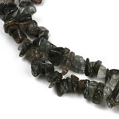 Natürlichen grünen Rutilquarz Perlen Stränge&nbsp;G-Q060-C03