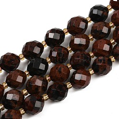 Natur Mahagoni Obsidian Perlen Stränge&nbsp;G-N342-149I-08