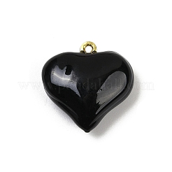 Colgantes de esmalte de latón&nbsp;KK-M322-01B-G