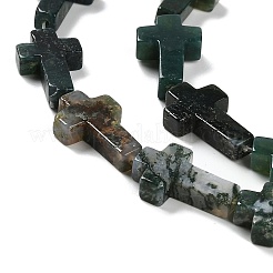 Natur Moos Achat Perlen Stränge&nbsp;G-I337-A05-02