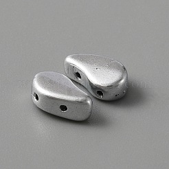 380 pièces galvanoplastie perles de verre tchèques&nbsp;EGLA-WH0001-09C
