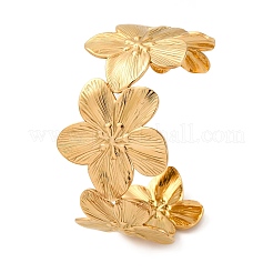 Bracelets manchettes en acier inoxydable 304 pour femmes&nbsp;BJEW-P347-02C