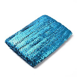 Glitzernde elastische Kunststoffperlen mit Pailletten&nbsp;OCOR-WH0047-79B
