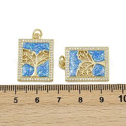 Pendentifs en laiton zircone cubique&nbsp;KK-L249-03G