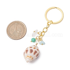 Schlüsselanhänger mit Muschelanhänger&nbsp;KEYC-JKC01094-03