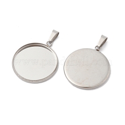 Cabochon pendenti in acciaio inossidabile 304&nbsp;STAS-I328-01H-P