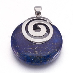 Natürlich gefärbte Lapislazuli-Anhänger&nbsp;KK-F751-D20