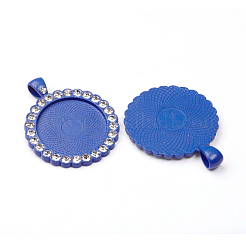 Aleación colgante ajustes cabujón&nbsp;PALLOY-WH0066-33E