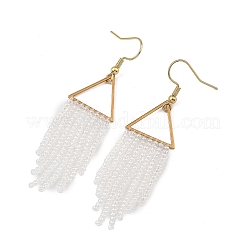 Boucles d'oreilles avec pendantifs de perles en verre&nbsp;EJEW-MZ00749-03