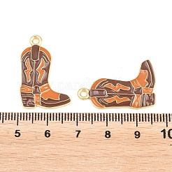 Colgantes de aleación esmaltada con temática de vaqueros del oeste&nbsp;LS-ENAM-L056-01D-04