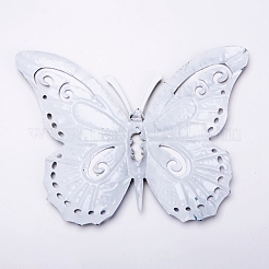Décorations murales suspendues en fer papillon&nbsp;DIY-WH0161-50B