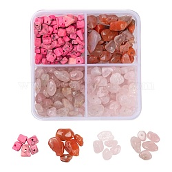 Perline di pietre preziose miste naturali e sintetiche da 60 g 4, per la creazione di gioielli, colore misto, 15 g / stile