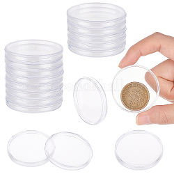 Chgcraft 50 шт. пластиковый серебряный долларовый держатель для монет для коллекционеров 40.6 мм серебряный слиток круглые сумки для монет крышки с органайзером для хранения коробка для серебряного слитка принадлежности для сбора монет
