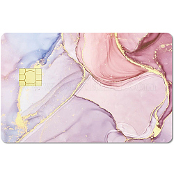 Adesivi per carte impermeabili in plastica pvc, skin per carte autoadesive per l'arredamento di carte bancarie, rettangolo, altrui, 186.3x137.3mm