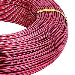 BENECREAT 15 Gauge(1.5mm) Aluminum Wire 328 Feet(100m) Bendable Metal Sculpting Wire for Beading Jewelry Making Art and Craft Project, Cerise