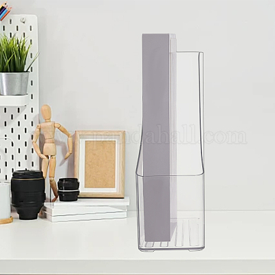 4 Stück transparente Aktenordnerhalter aus Acryl&nbsp;AJEW-GA0009-48-1