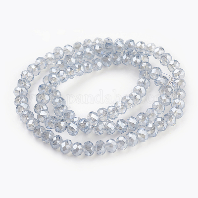 Galvanisieren Glasperlen&nbsp;GLAA-K027-PL-A02-1