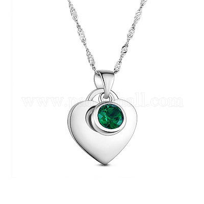 15mm Silver 925 Zirconia Lock Key pendant