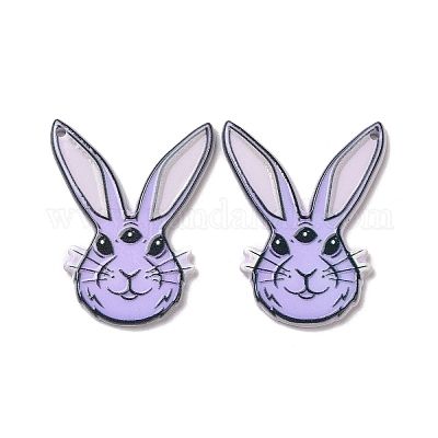 Pendentifs acryliques imprimés&nbsp;SACR-G030-04F-1