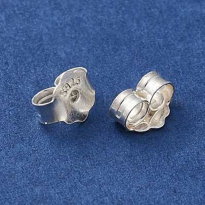 925 Reibungsohrmutter aus Sterlingsilber&nbsp;STER-G041-02B-1