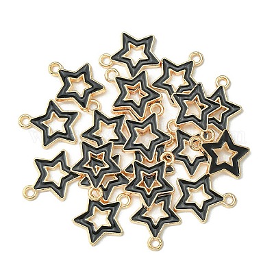 Pendentifs d'émail en alliage&nbsp;ENAM-YW0003-01B-1