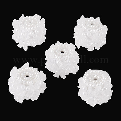 Polymerton mit Kunstperlen&nbsp;CLAY-TAC0020-02A-1