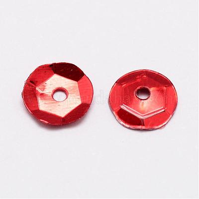 Perline paillette plastico&nbsp;PVC-A001-6mm-07-1