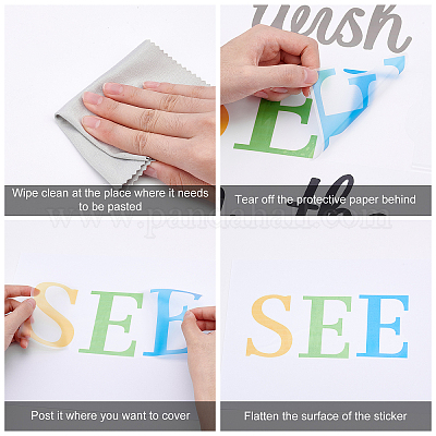 Stickers muraux en pvc&nbsp;DIY-WH0228-1016-1