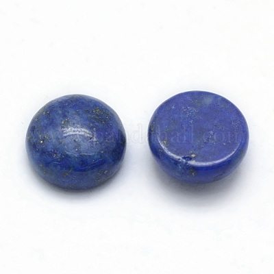 Natürliche Lapislazuli Cabochons&nbsp;G-P393-R11-10mm-1