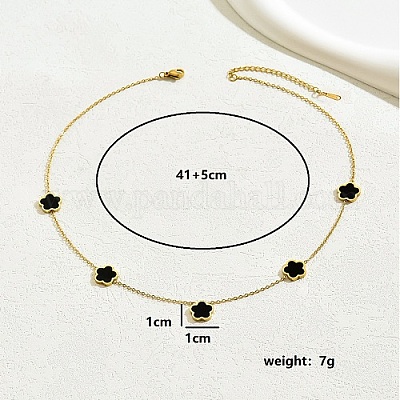 Pandahall Elite Lot de 20 chaînes d'extension en acier inoxydable 304 avec fermoirs mousquetons pour la fabrication de bijoux, 58 mm de long, couleur acier inoxydable
