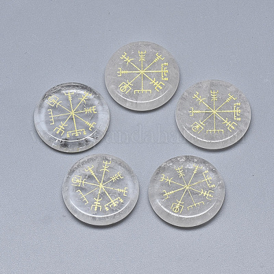 Synthetische Quarzkristall-Cabochons&nbsp;G-T122-39A-1