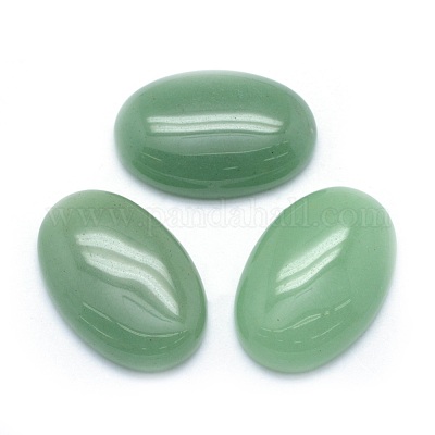 Cabochons naturales aventurina verde&nbsp;G-P393-H02-1