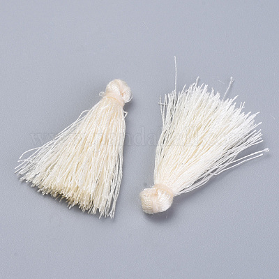 Décorations de pendentif pompon en polyester&nbsp;FIND-S260-D02-1