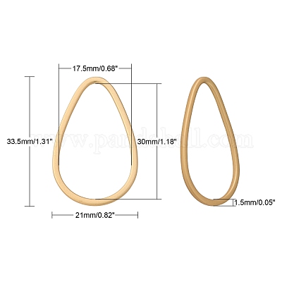 Anneau de liaison en alliage de surface lisse&nbsp;PALLOY-S117-166B-1