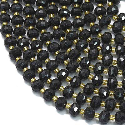 Natürlichen Obsidian Perlen Stränge&nbsp;G-K389-E57-01-1
