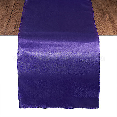 Chemin de table en polyester de couleur unie&nbsp;DIY-TAC0020-82B-1