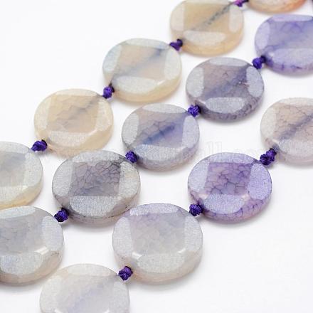 Natural Agate Beads Strands G-P322-40-1