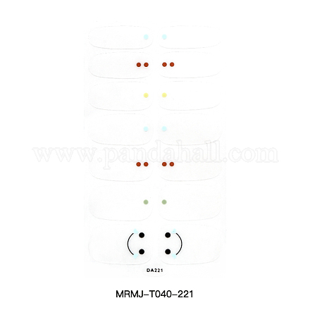 Pegatinas de arte de uñas de tapa completa MRMJ-T040-221-1