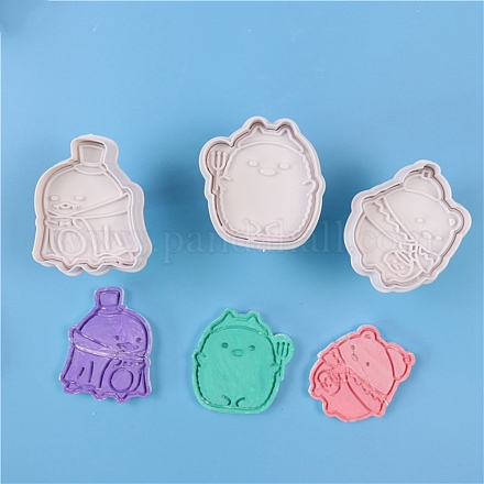 Set di formine per biscotti in plastica per alimenti DIY-L020-36-1