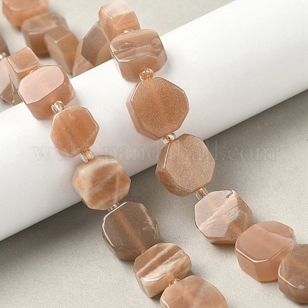 Natürliche sunstone Perlen Stränge G-I394-D22-1
