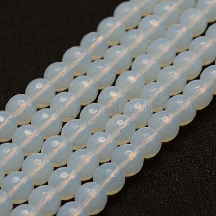 Chapelets de perles d'opalite X-G-G687-31-6mm-1