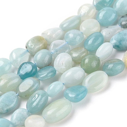 Chapelets de perles en amazonite naturelle G-L478-46-1