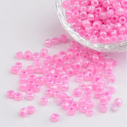 Perline artigianali fai da te 6/0 seme di vetro rotondo di ceylon X-SEED-A011-4mm-145-1