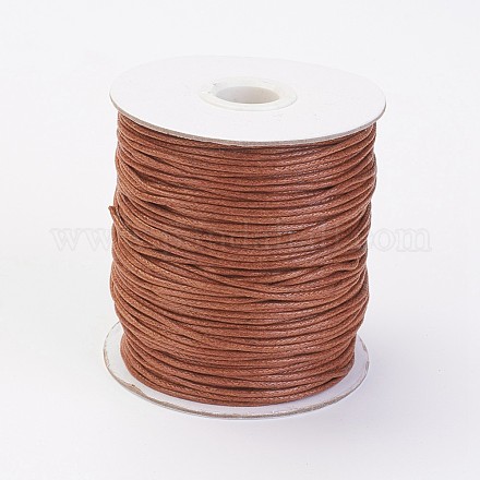木綿糸ワックスコード  シエナ  1.5mm  約100ヤード/ロール（300フィート/ロール） YC-R003-1.5mm-290-1