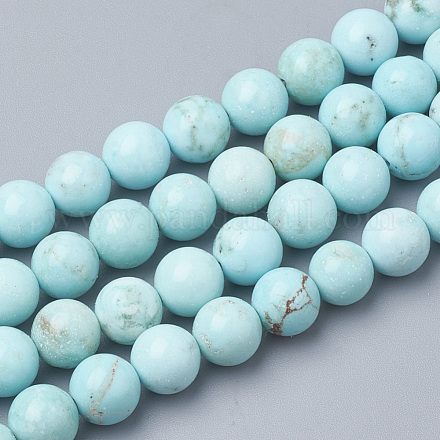 Chapelets de perles en turquoise synthétique TURQ-T001-06-1