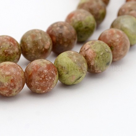 Chapelets de perle ronde en pierre précieuse naturelle G-J302-07-3mm-1